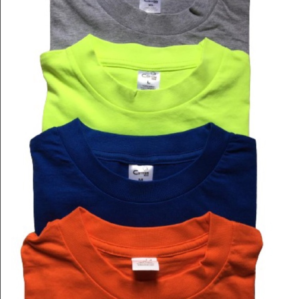 Set of 4pcs long sleeve cotton t-shirts